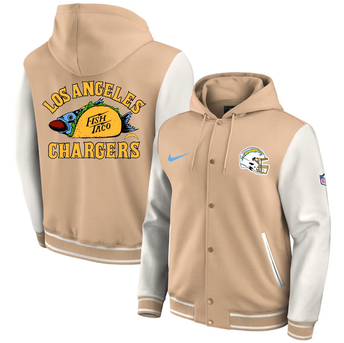 Men 2025 NFL Los Angeles Chargers jacket syle 1